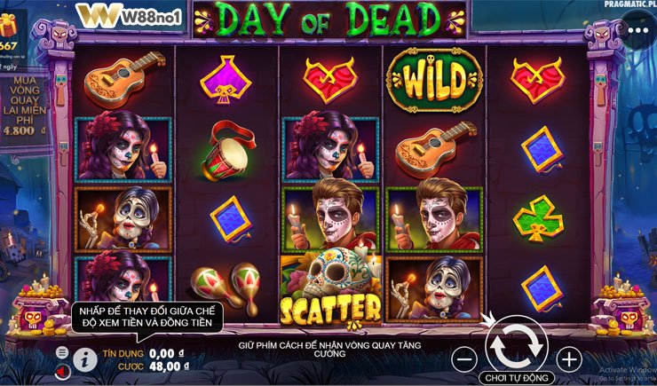 cách chơi Day of Dead Slot